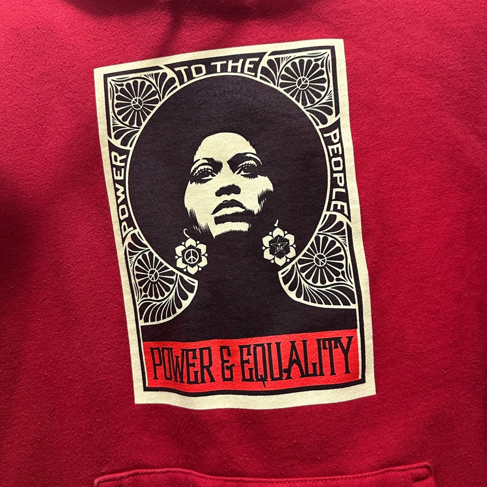 Obey Red Graphic Hoodie - Picture 3 of 6